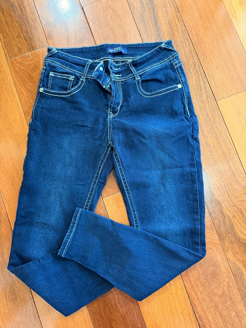Wallflower Dark Blue Skinny Jeans